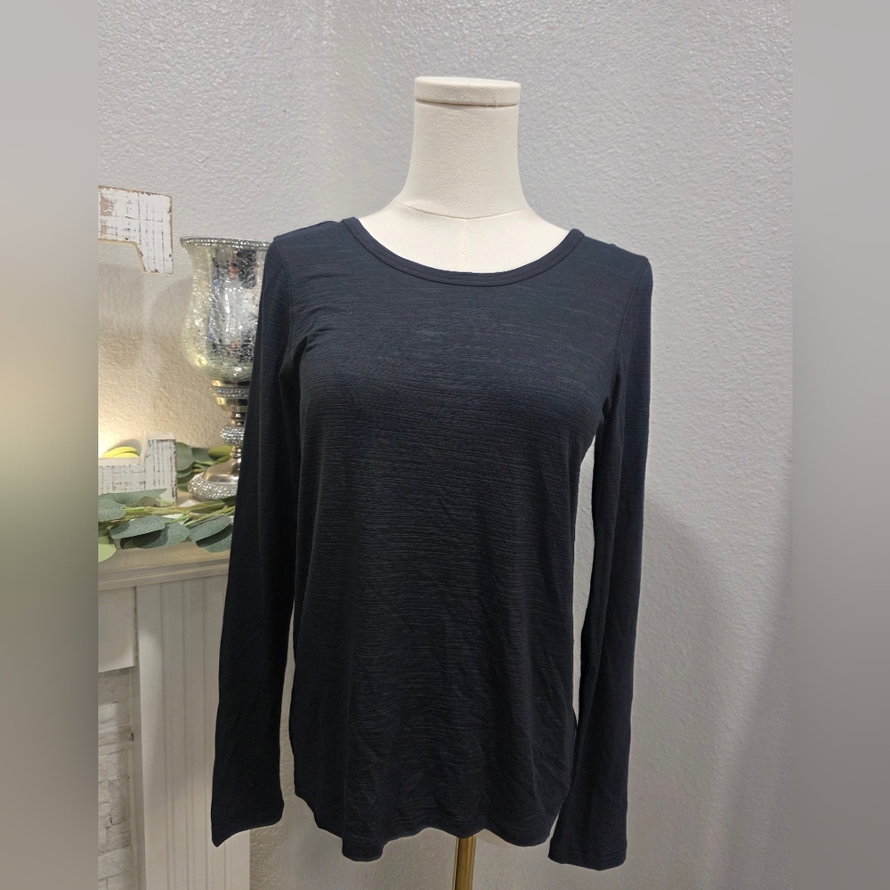 All in Motion Blue Fitted Long Sleeve T-Shirt
